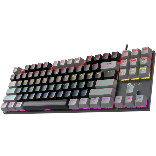 Клавиатура Oklick K600X (черный/серый) фото 2